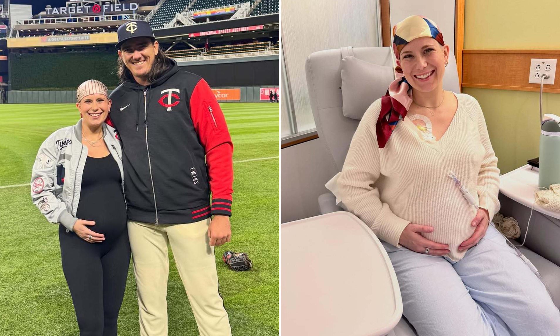 MLB pitcher's wife discovers she has cancer while pregnant with their ...