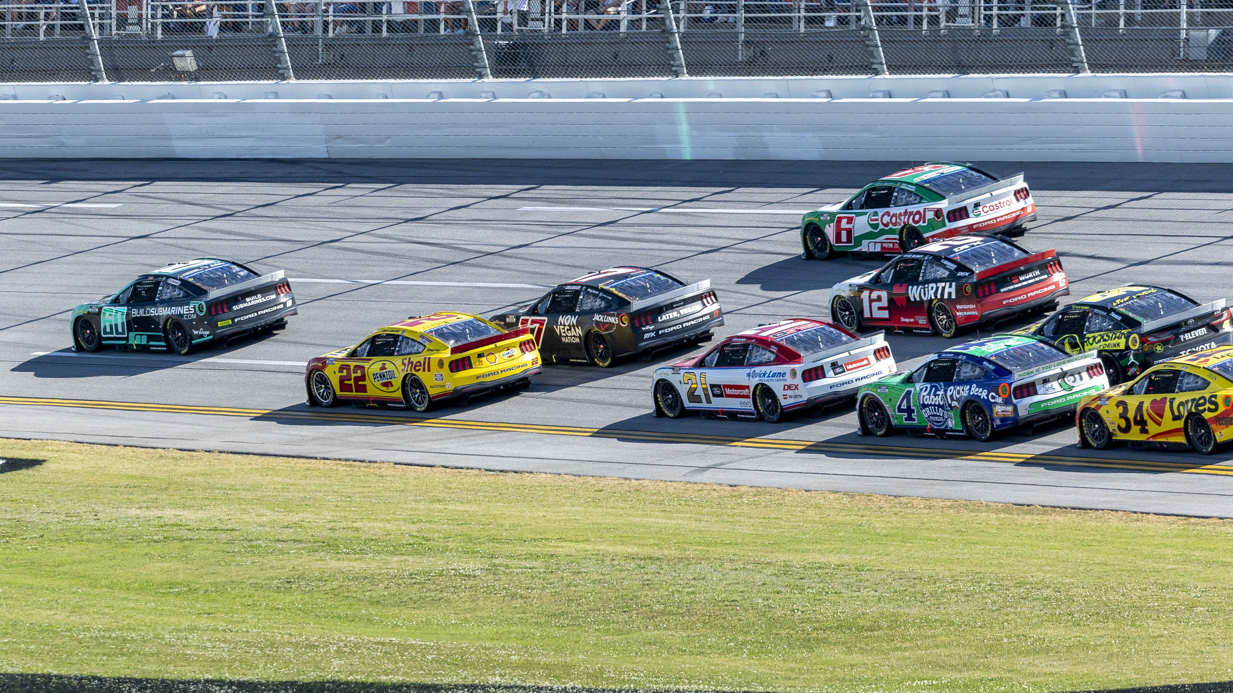 Massive crash takes out majority of NASCAR Cup field at Talladega