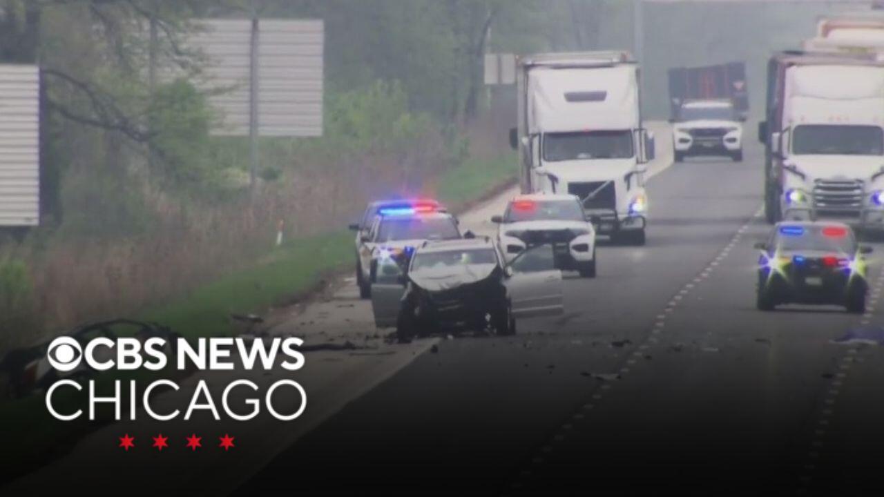 Deadly crash temporarily shuts down I-55 in Joliet