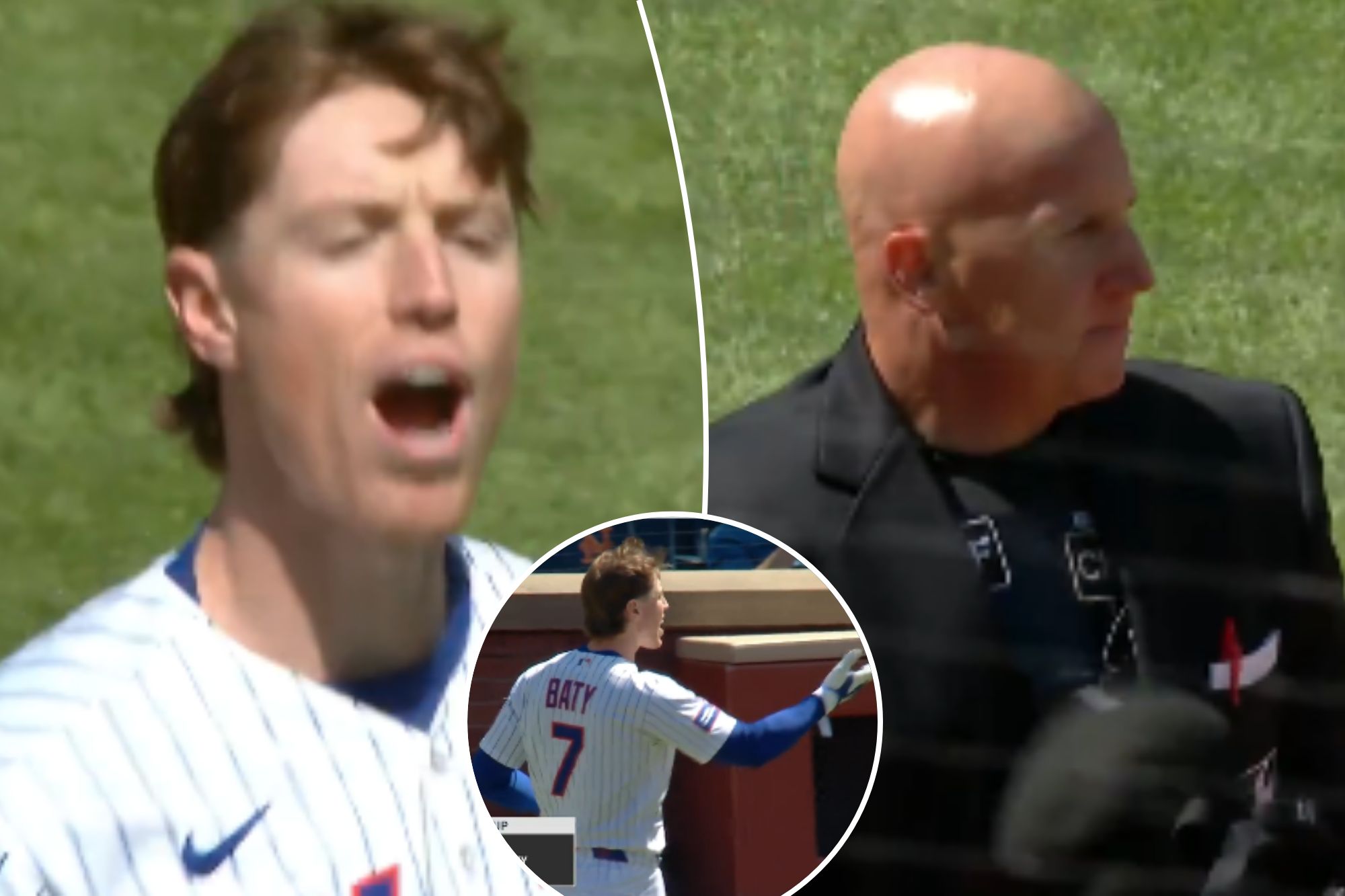 Mets’ Brett Baty gets into yelling match with home plate umpire after ...
