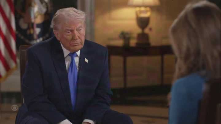 '60 Minutes' anchor corners Trump after he lashes out at her
