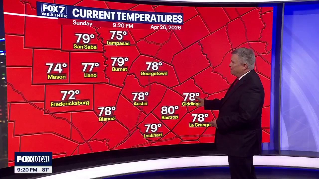 Austin weather: April 26 overnight forecast