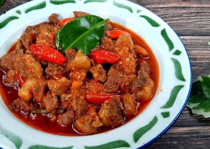 Resep balado tetelan sapi pedas gurih, lauk sederhana bikin nagih