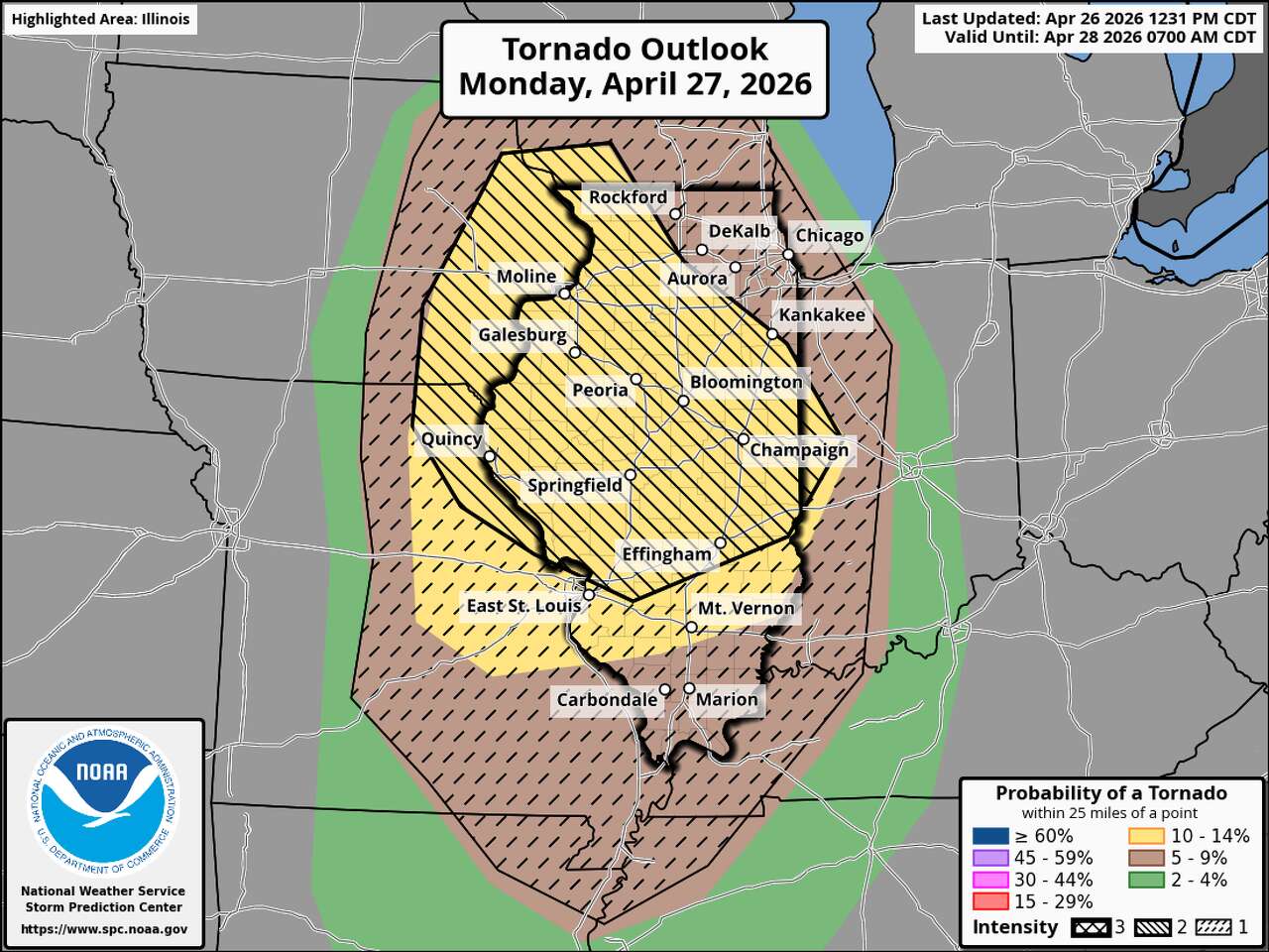 Severe storms could bring strong tornadoes, baseball-size hail to ...