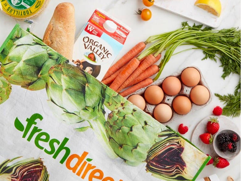 I use FreshDirect to order groceries when I can't make it to the store ...