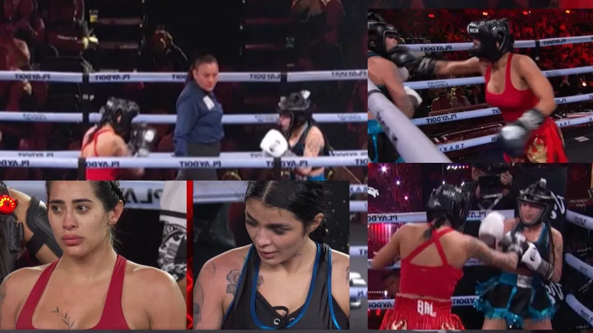 ¡Doble combate y caída! Karely Ruiz vence a Kim Shantal tras su segunda ...