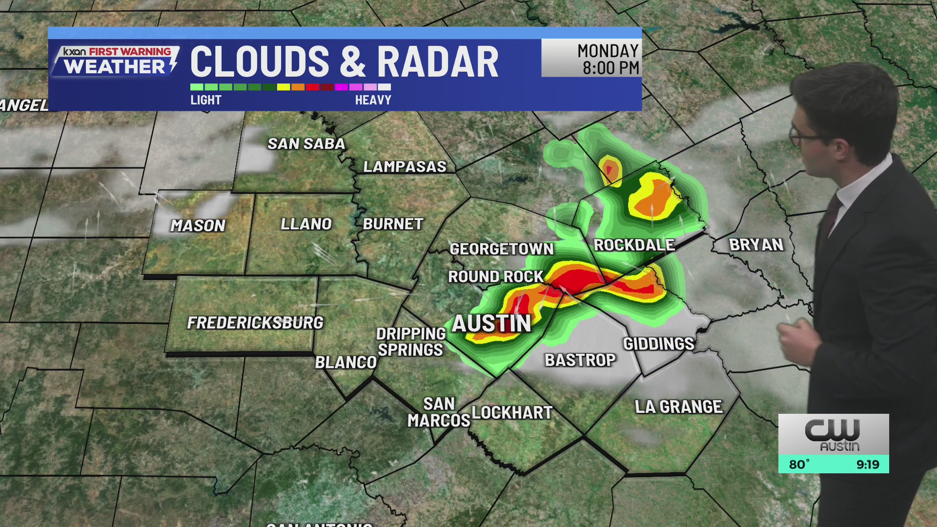 Isolated storm chances through mid-week in Central Texas | KXAN weather ...
