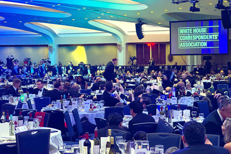 What happened inside the ballroom when a gunman tried to breach Trump's ...