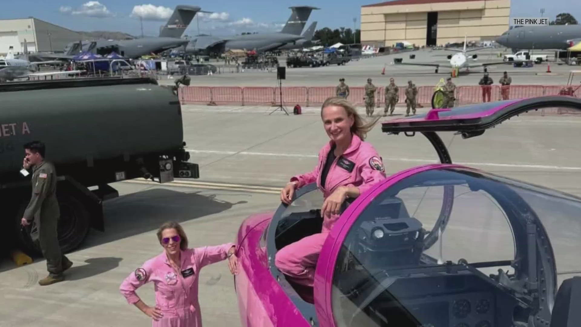 Pink Jet brings breast cancer awareness to Wings Over Solano air show