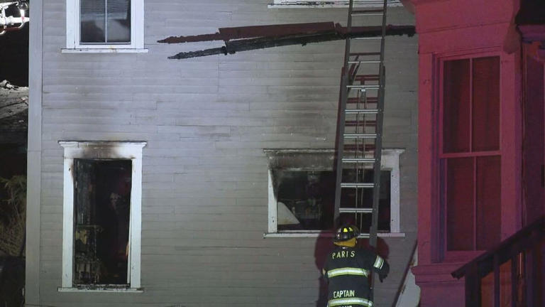 Crews battle Norway, ME apartment blaze