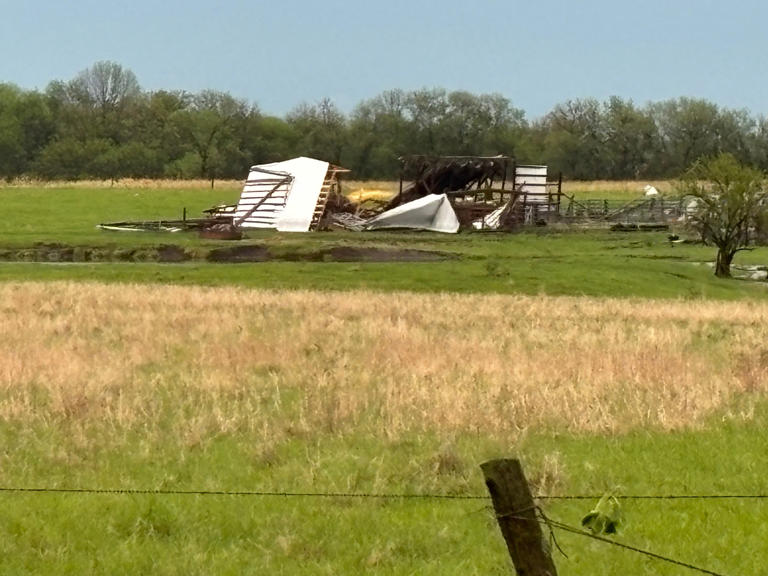 Structures damaged, power lines down in Miami County after severe storms