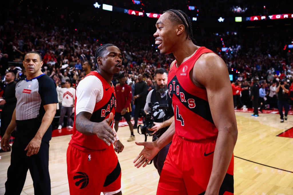 Scottie Barnes earns high praise as Raptors pull even with Cavs in Game 4