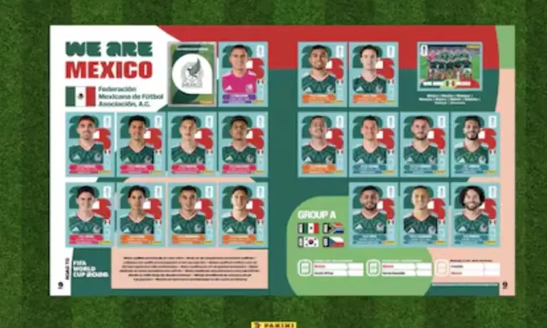 Selección de México: la lista de Aguirre para el Mundial 2026 y las sorpresas del álbum Panini.