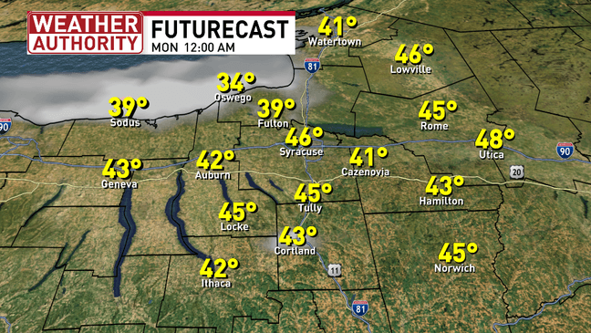 The week ahead starts sunny and warm then ends colder with more cloud cover