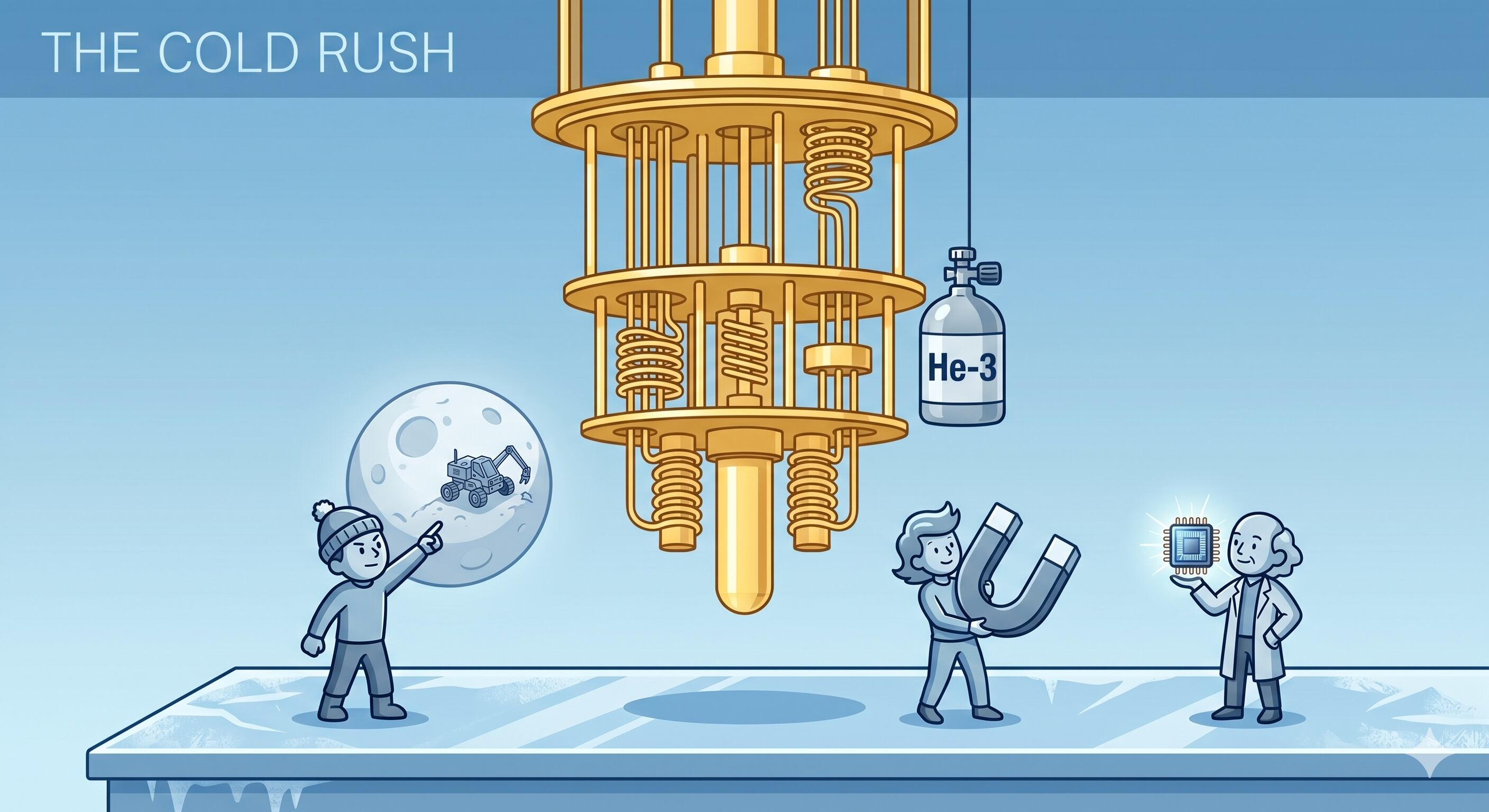 Quantum cooling race heats up as helium-3 shortage sparks 'cold rush'