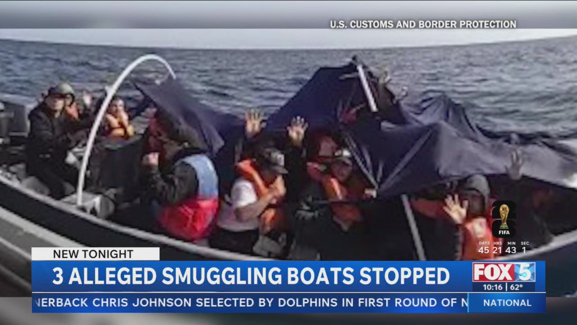 CBP, Coast Guard detain 60 migrants on 3 smuggling boats off SoCal coast