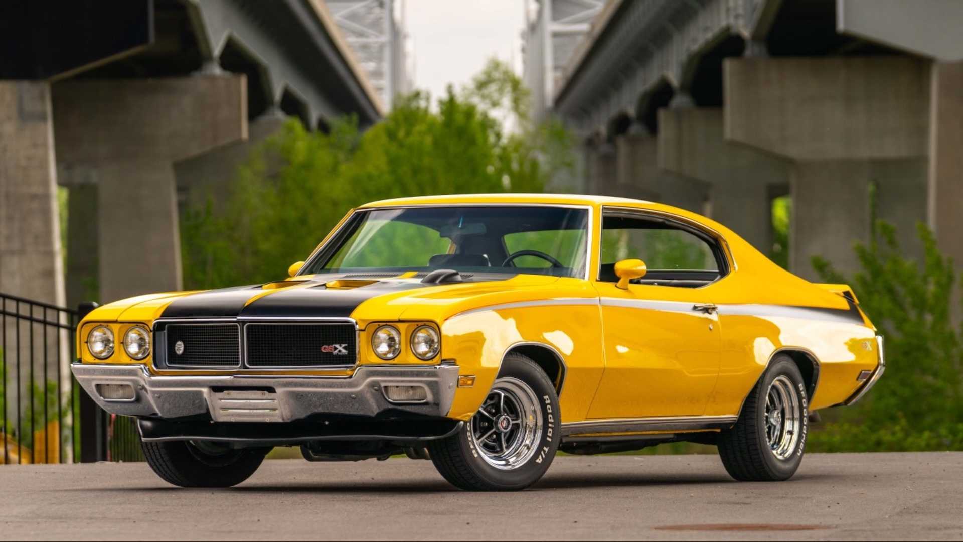 3/4 front view 1970 Buick GSX Stage 1