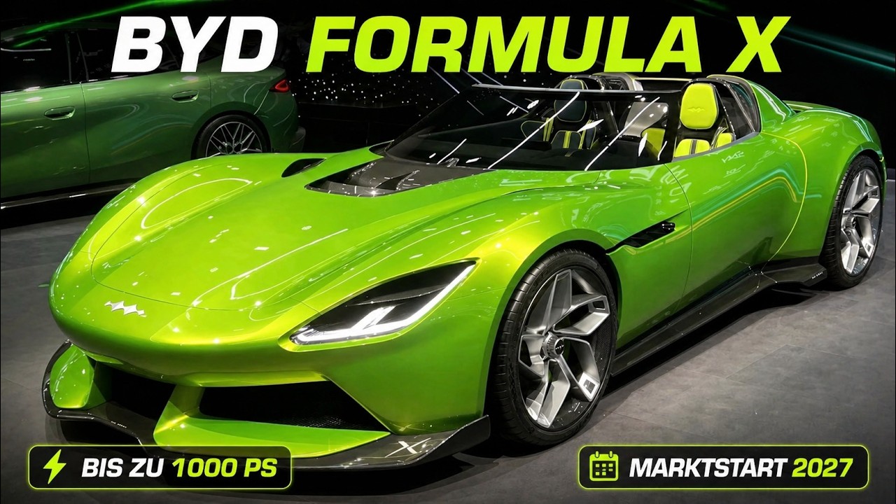 BYD Formula X: Elektro-Supersportler von Fang Cheng Bao mit +1000 PS