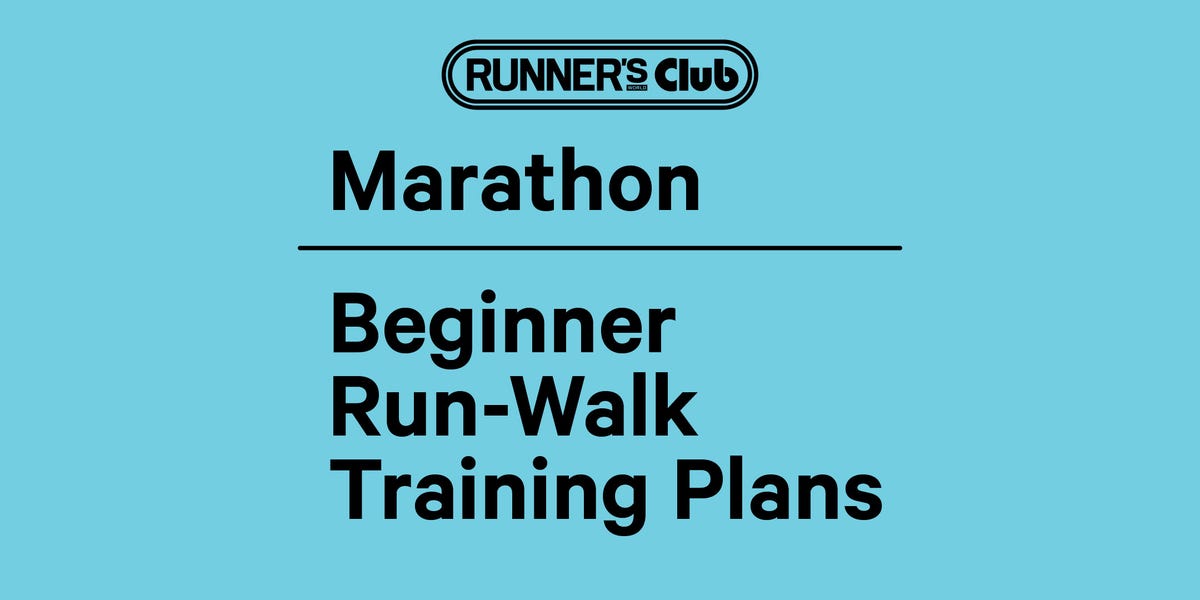 Run-walk marathon training plans – Runner's World Club