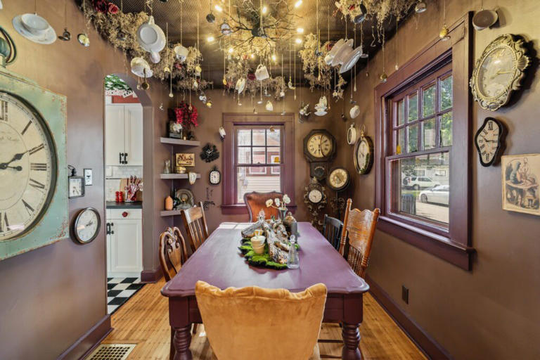 Unique Alice in Wonderland-themed tiny home on the market