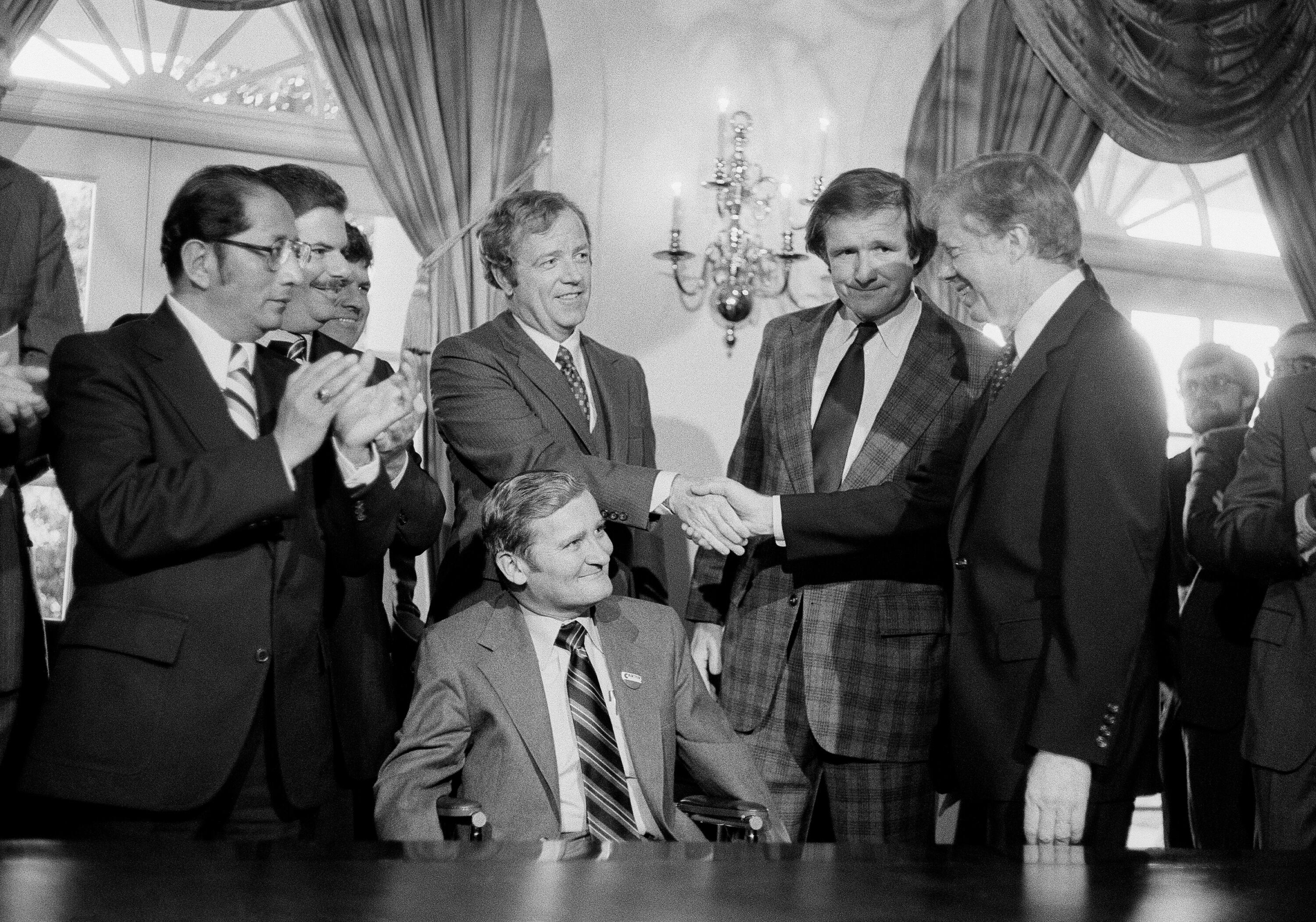 Donald Riegle, who represented Michigan in Congress under 7 presidents ...