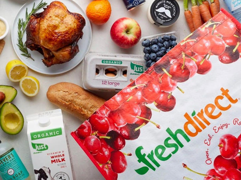 I use FreshDirect to order groceries when I can't make it to the store ...