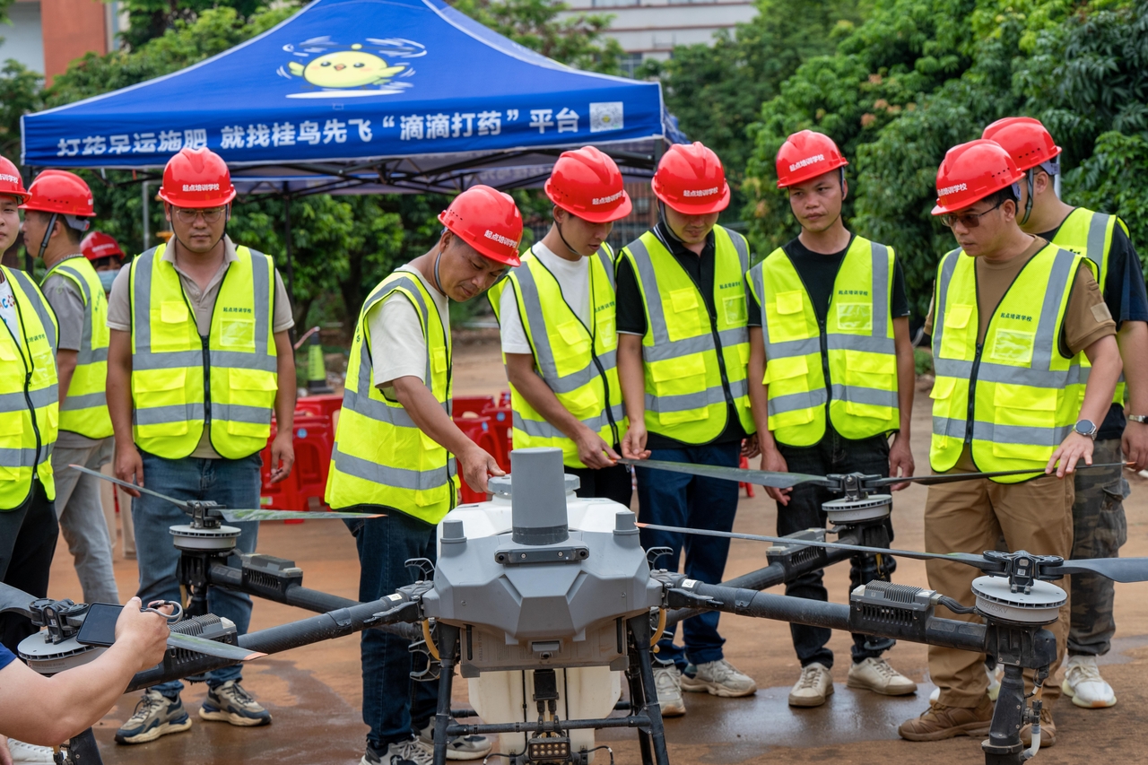 广西钦州：开展农用无人机培训 赋能农业智能化转型