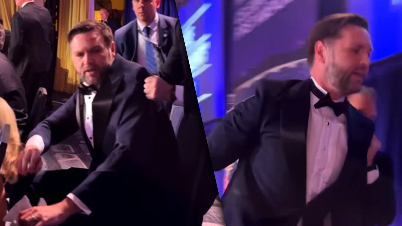 Footage from the stage shows JD Vance & Trump being rushed out of ...