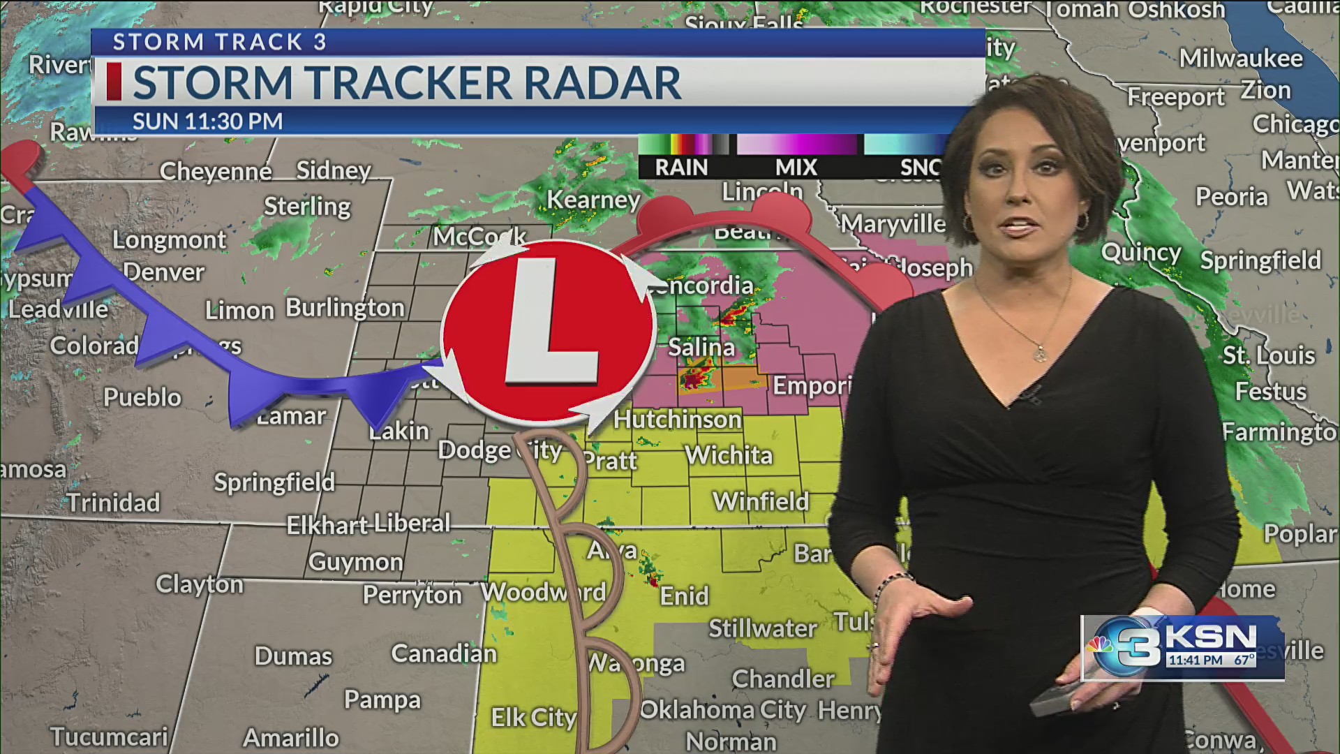 Sunday overnight weather update