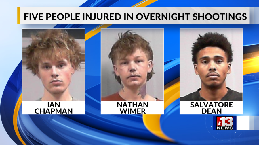 Five people injured in three separate shootings overnight in Huntington