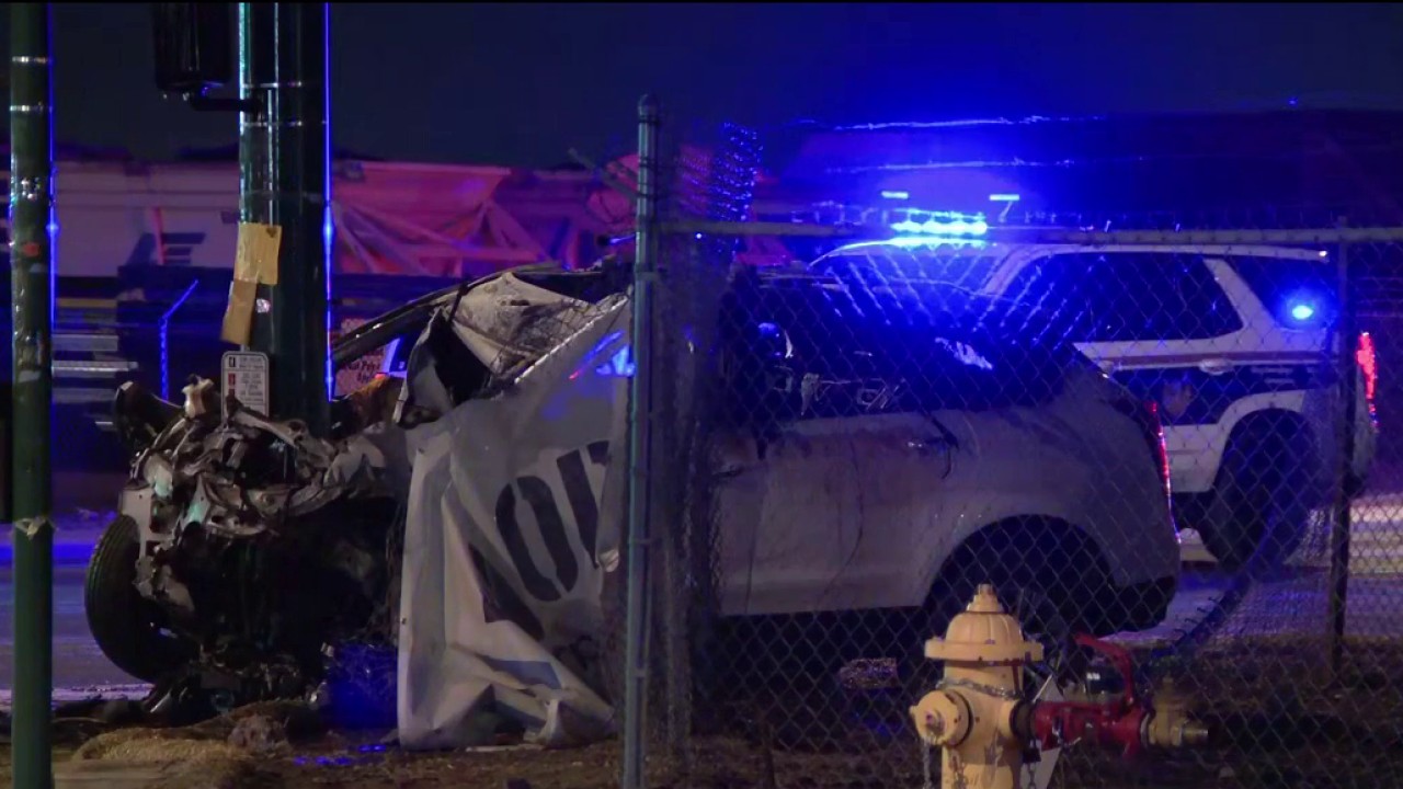 Person killed after car crashes into pole in Phoenix