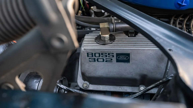 The Boss 302 engine was designed to hunt Camaros