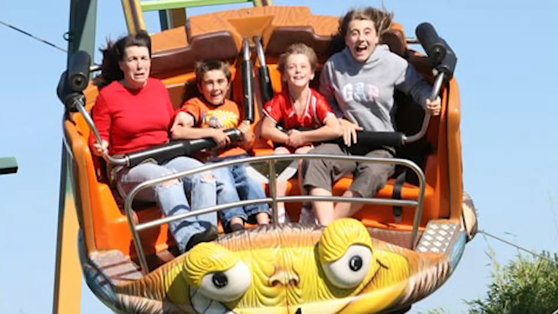 A moment of fun then the ride turned into a nightmare