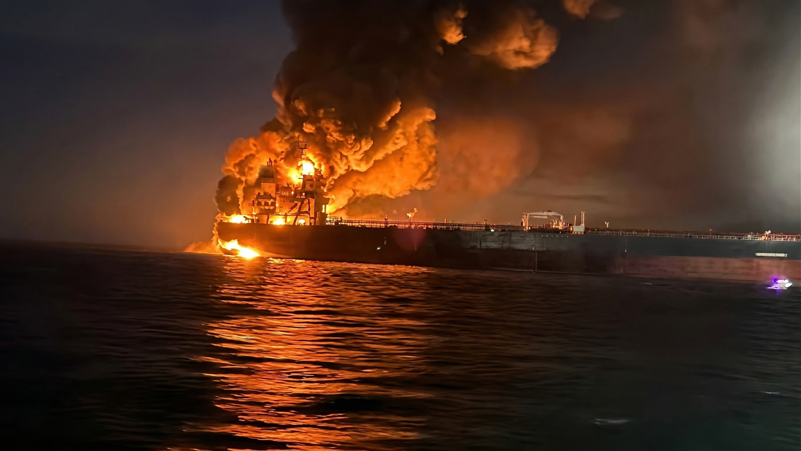 Iran bombed ships that ignored orders - and this is the result