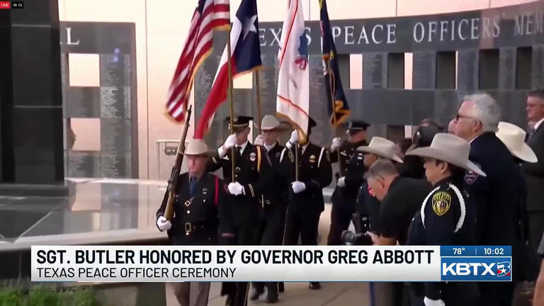 Sgt. Mark Butler honored at Texas Peace Officers’ Memorial ceremony