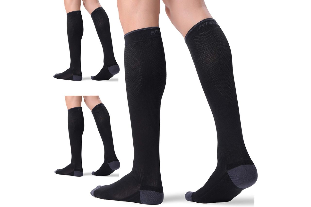 fitrell 3 pairs compression socks for women