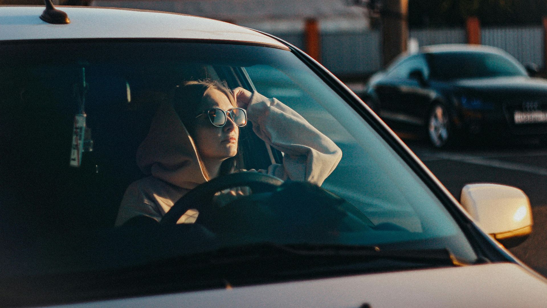 I was stopped at a red light putting on makeup when a cop gave me a ...