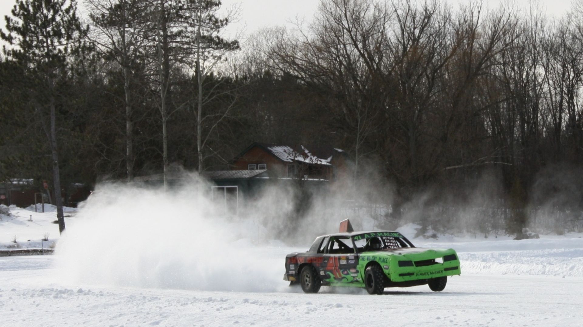 In the world of ice racing, every lap is a fight for survival