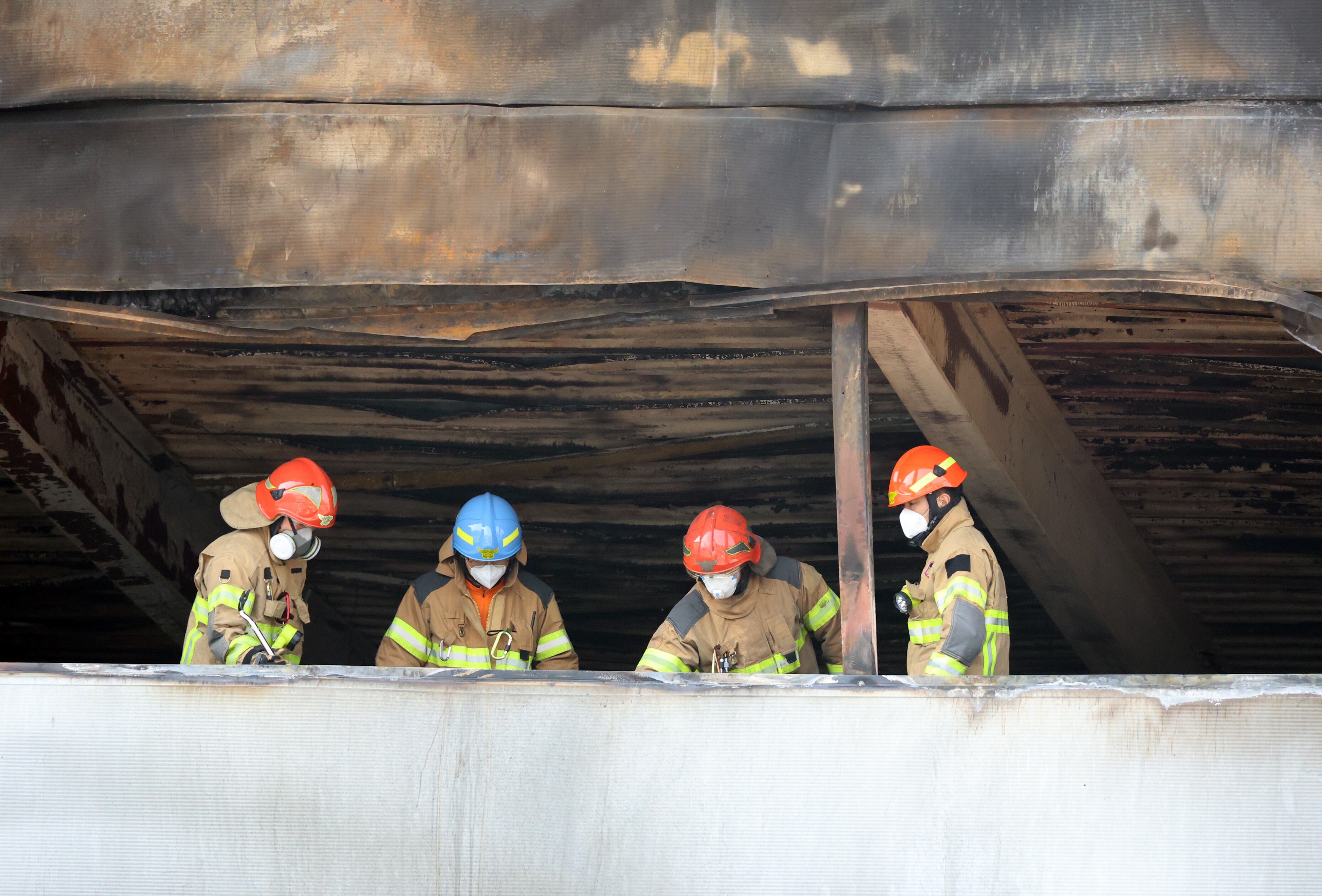 Demolition begins at fire-stricken Anjun Industrial amid 74 casualties