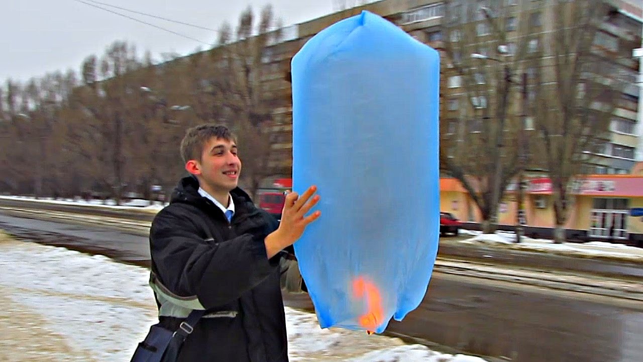 How to make a sky lantern aerostat and aerial vehicle launch tutorial guide