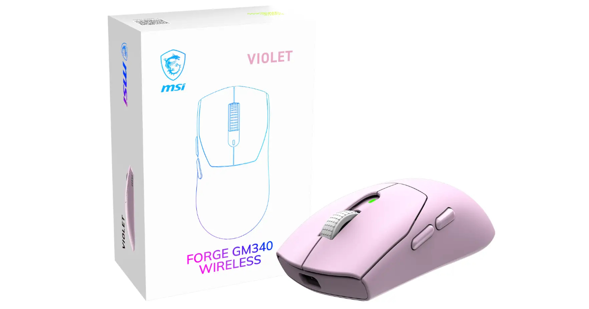 MSIから3千円台の低価格ゲーミングマウス「FORGE GM340 WIRELESS シリーズ」が5月14日発売！有線接続 / 2.4GHz ...