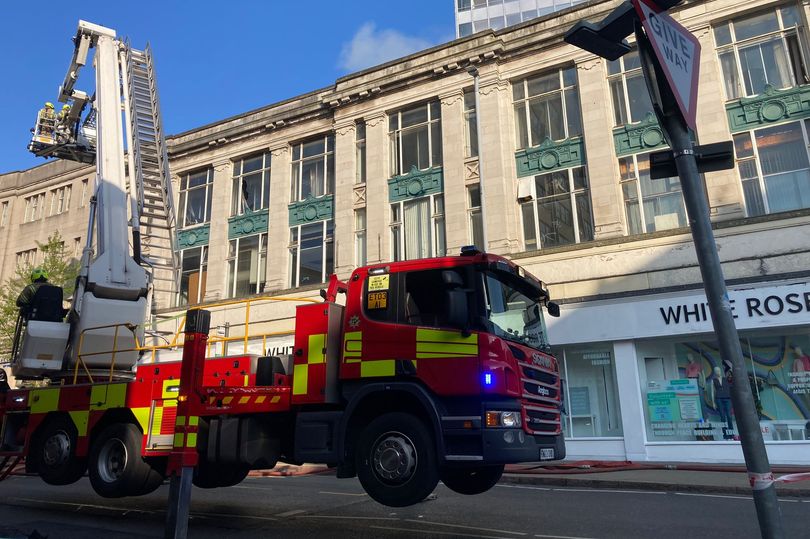 Report of people inside derelict Nottingham city centre building before ...