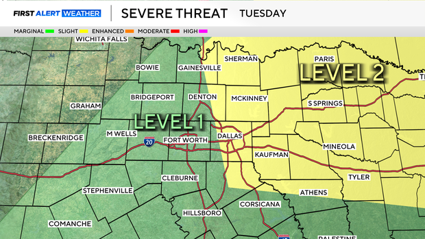 Severe weather chances return to North Texas after devastating storm damage