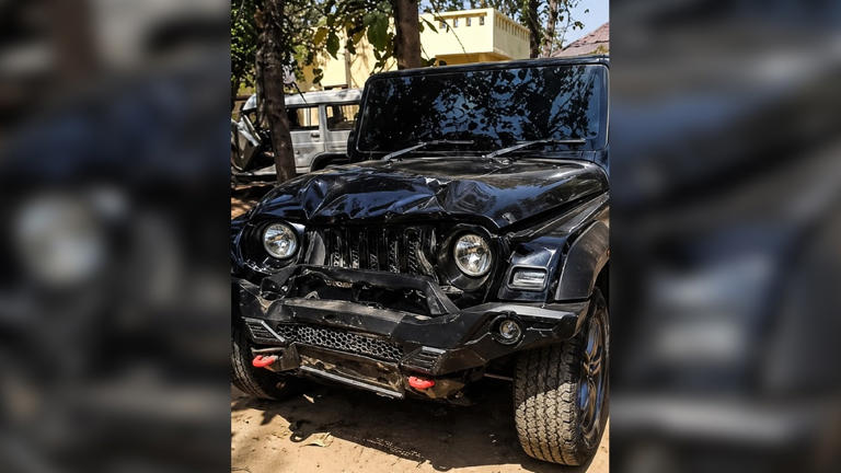 2 dead after speeding Thar rams motorcycle in UP, driver on the run
