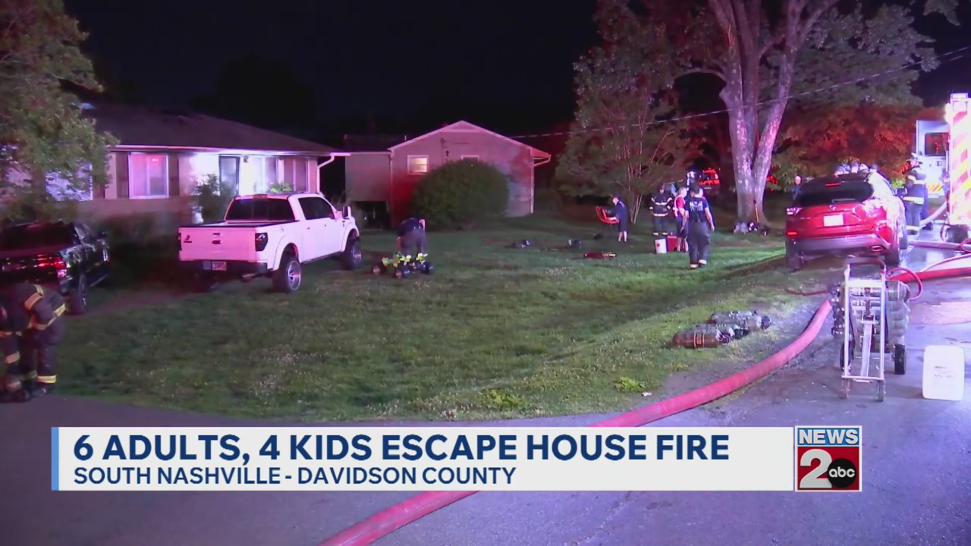 Several people escape house fire in South Nashville: NFD