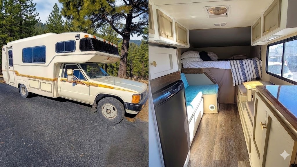 We turned a 40-year-old RV into a luxury home... you won't believe this