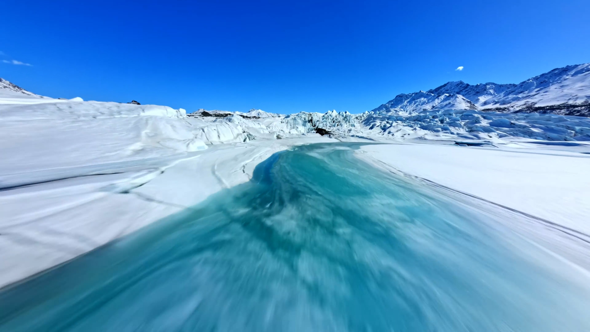 Exploring the world's glaciers through dynamic aerial cinematography
