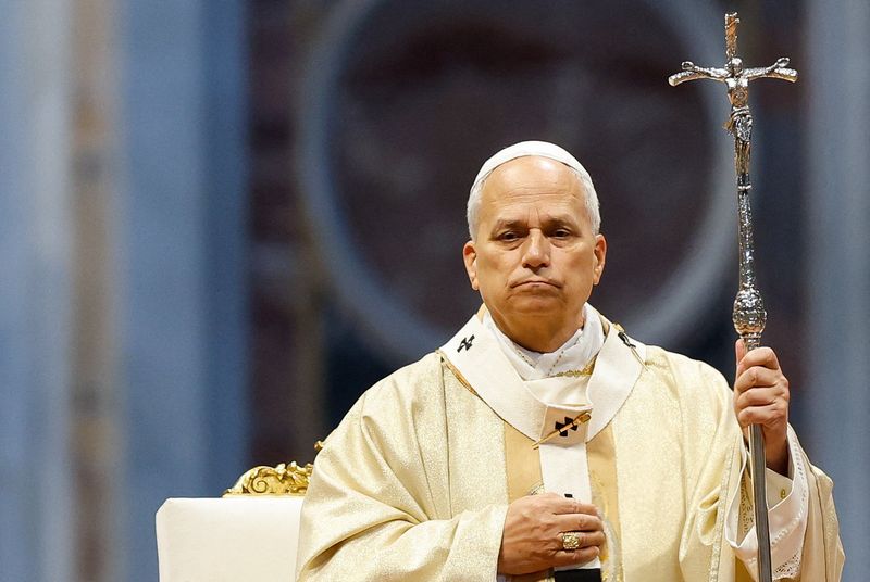 Pope Leo XIV leads a Holy Mass with priestly ordinations in Saint Peter's Basilica at the Vatican, April 26, 2026. REUTERS/Remo Casilli/File Photo