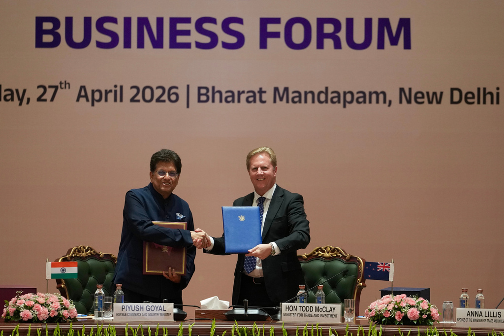 India and New Zealand sign a free trade agreement to deepen economic ties