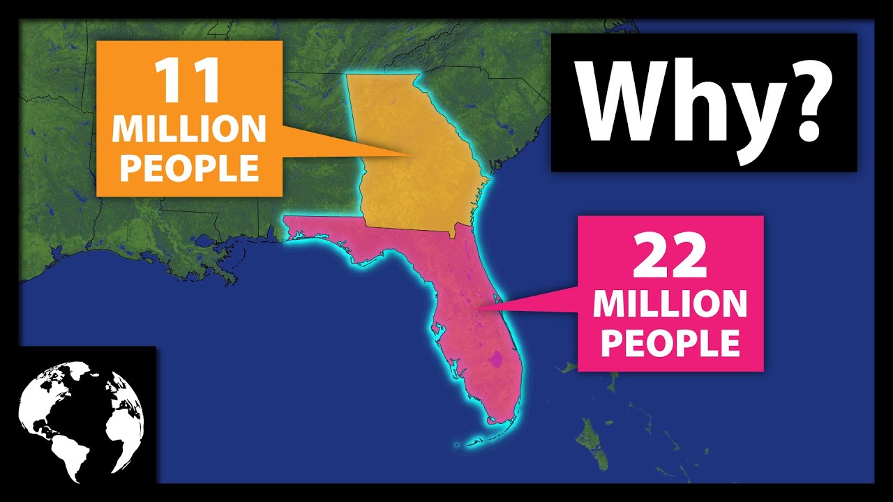 Factors influencing the migration of Americans to Florida over Georgia